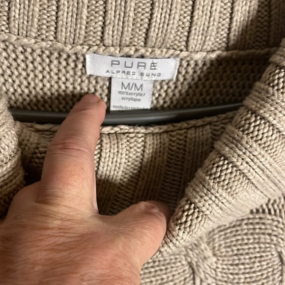 Patterned sweater designer cowl neck - Picture 2 of 4